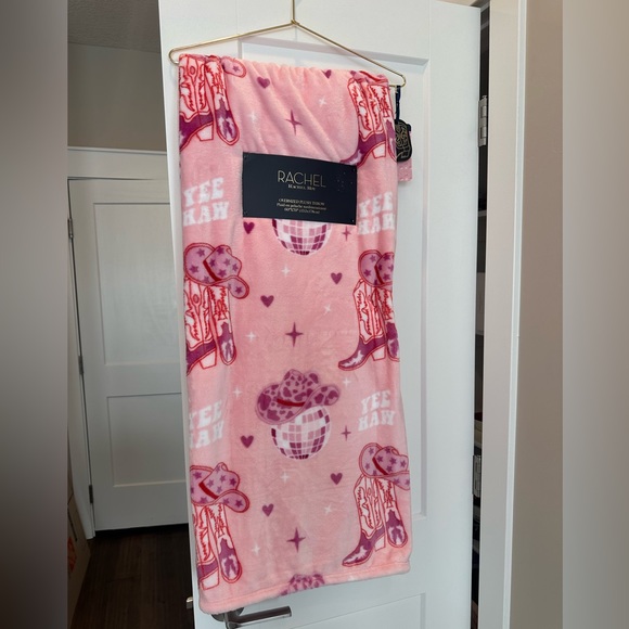 Rachel Roy Cowboy Disco Throw Cowboy Boots, Cowboy Hats, Disco Balls HTF - Picture 1 of 8